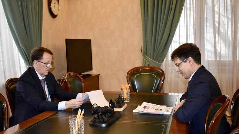 Встреча Алексея Гордеева с главой Роскачества